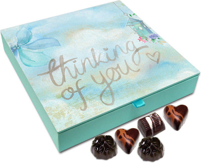 

Chocholik Gift Box - Thinking Of You All The Time Chocolate Box - 9pc Truffles(108 g)