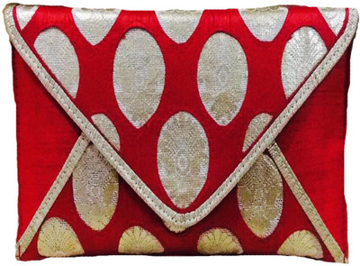 

CRAFTBAZAAR Party Red Clutch