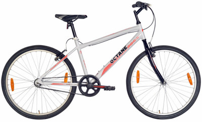 

Hero Octane Parkour 26 T Hybrid Cycle/City Bike(Single Speed, Grey, Black), Black;grey