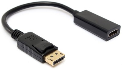 

ReTrack Mini DisplayPort DP Compatible to HDMIMale to Female Adapter HDMI Adapter(Compatible with Mac, Computer, TV, Black)