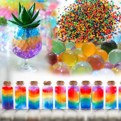 

Something4u Multicolor 3000 pcs Colorful Water Beads Bio Gel Ball Grow Magic Jelly Ball Pearl Crystal For Home office Decoration - 100 g