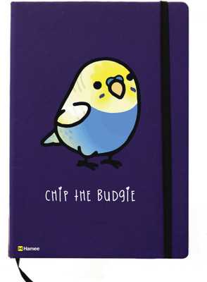 

Hamee A5 Notebook(Birds Theme Designer Printed Blue Leather A5 Notebook - 200 pages, A5 size Chip The Sparrow, Blue)
