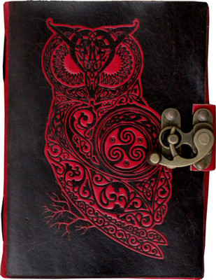 Pranjals House A5 Notebook(notebook journal, black & red)