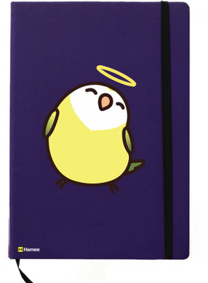 

Hamee A5 Notebook(Birds Theme Designer Printed Blue Leather A5 Notebook - 200 pages, A5 size Angel Bird, Blue)