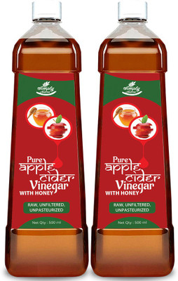 

Simply Nutra With Honey Natural, Raw, Unfiltered Apple Cider Vinegar(2x500 ml, Honey Flavored)
