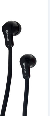 iKare Hands Free Wired Headset with Mic(Black, In the Ear)