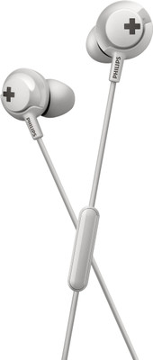 Philips SHE4305WT/00 Wired Headset(White, In the Ear)