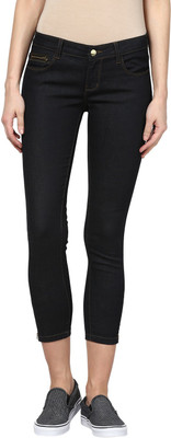 Upperclass Skinny Women Black Jeans