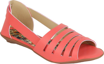 

Glitzy Galz Girls Sling Back Flats(Red