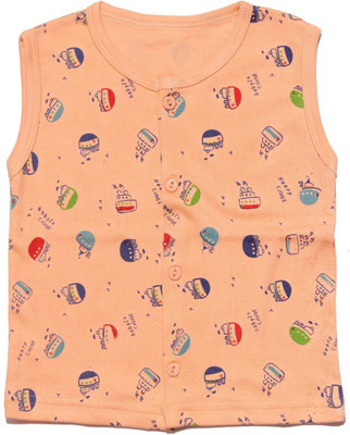 babeezworld Baby Girls Casual Cotton Blend Top(Multicolor, Pack of 1)