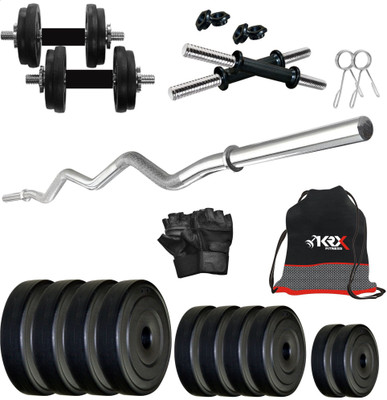 KRX 10 kg PVC COMBO 4 -SL Home Gym Combo KRX 10 kg PVC COMBO 4 -SL Home Gym Combo