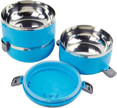 Hengli apm 3 Containers Lunch Box(2100 ml), Blue