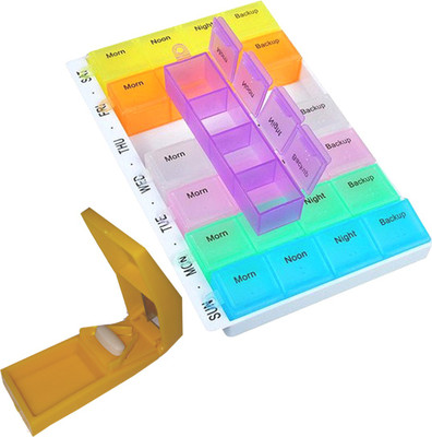 

Hunting Hobby Never Forget Pills Medicine Box Organiser With Tray Medication Planner Pill Box(Multicolor)