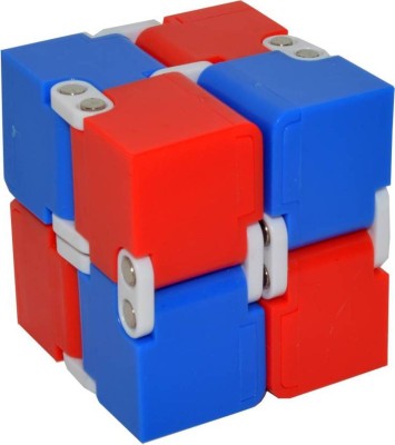 

Smilemakers Infinity Cube Fidgets EDC Stress Relief Toy (Blue, Red)(1 Pieces)