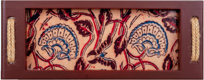 

Kalamkari Bowl Spoon Tray Serving Set(Pack of 1)