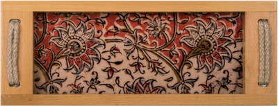 

Kalamkari Bowl Spoon Tray Serving Set(Pack of 1)