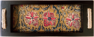 

Kalamkari Bowl Spoon Tray Serving Set(Pack of 1)