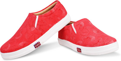 

krafter Loafers For Women(Red