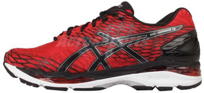 

Asics GEL-NIMBUS 18 Running Shoes For Men(Red