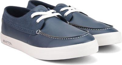 

United Colors of Benetton Boat shoes For Men(Navy, 902