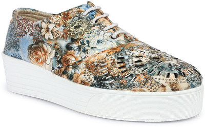 

Shoetopia Sneakers For Women(Black, Multi