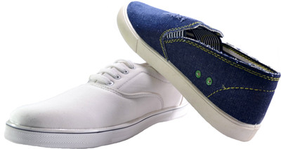 

FULTEN FULTEN Men Combo Of 2 Shoes Loafers For Men(White