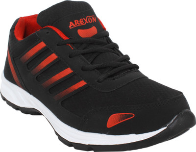 

Arexon BS51BK-RD- Running Shoes For Men(Black