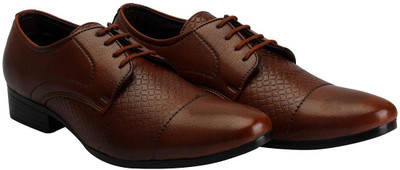 

FAUSTO Corporate Derby For Men(Brown, Teak