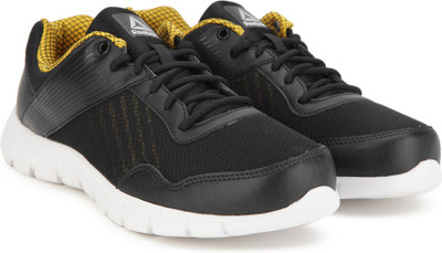 

REEBOK FINISH LITE Running Shoes For Men(Black, Yellow, Black/primal yellow