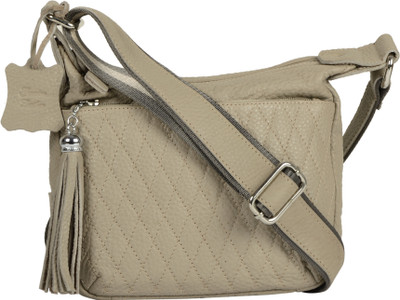 

Walletsnbags Girls Casual Beige Genuine Leather Sling Bag