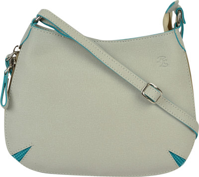 

Walletsnbags Girls Casual Beige Leatherette Sling Bag