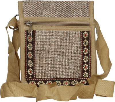 

WhiteAsh Women Casual Beige Jute Sling Bag