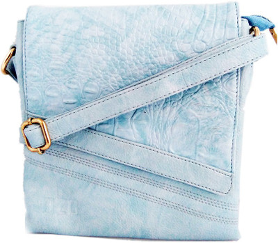 

OZO Women Casual Blue Leatherette Sling Bag