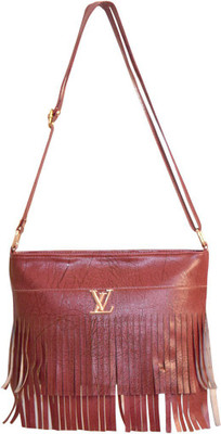 

fashionkite Girls Casual Maroon PU Sling Bag