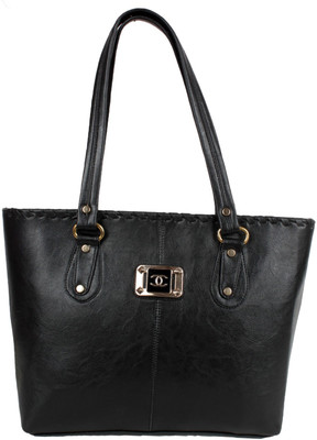 

Ruhi's Creations Women Formal Black Leatherette Shoulder Bag
