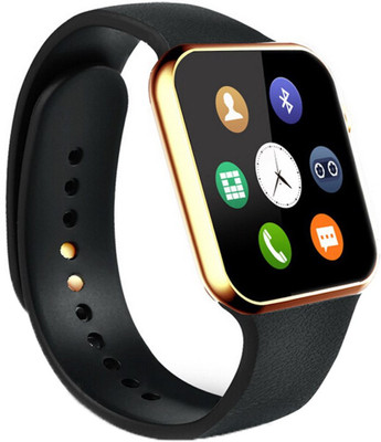 

ESTAR Bluetooth Smartwatch Compatible With Acer Allegro Gold Smartwatch(Brown Strap Free Size)