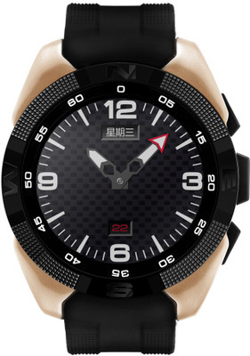 

ESTAR Bluetooth Smartwatch Compatible With Acer Allegro Gold Smartwatch(Black Strap Free Size)
