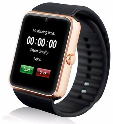 

ESTAR Bluetooth Smartwatch Compatible With Acer Allegro Gold Smartwatch(Black Strap Free Size)