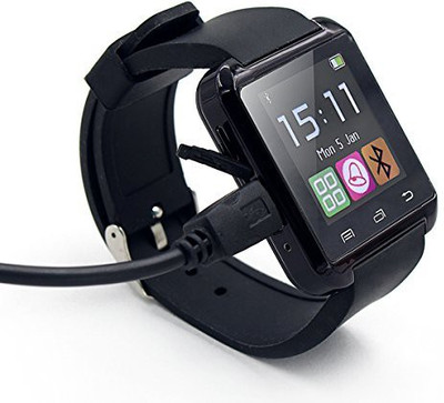 

ESTAR Bluetooth Smartwatch Compatible With Acer Allegro Black Smartwatch(Black Strap Free Size)