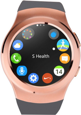 

ESTAR Bluetooth Smartwatch Compatible With Acer Allegro Gold Smartwatch(Brown Strap Free Size)