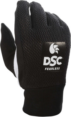 

DSC Surge (Cotton Padded With Outer White Net) Inner Gloves (Men, Black, White)
