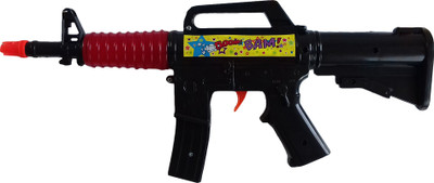 kidoz kingdom TOYZEE LIGHT MACHINE GUN(Black)