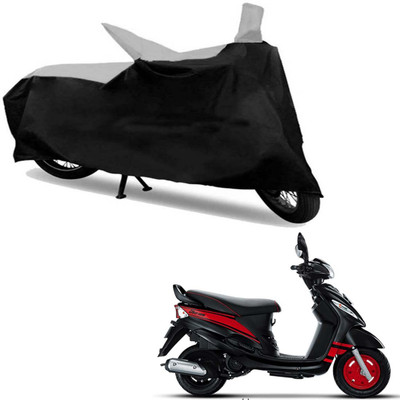 

Ak Kart Two Wheeler Cover for Mahindra(Rodeo RZ, Black, Silver)