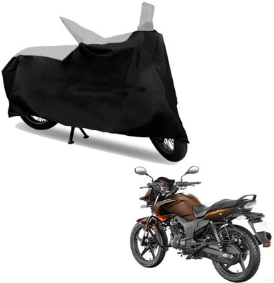 

Ak Kart Two Wheeler Cover for Hero(Hunk, Black, Silver)