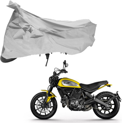 

Purpleheart Two Wheeler Cover for Hero(Super Splendor, Silver)