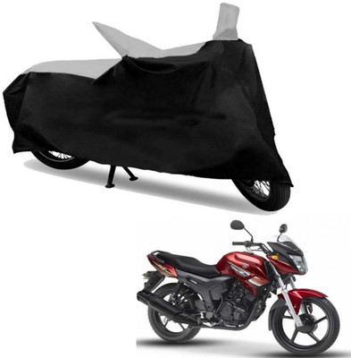 

Ak Kart Two Wheeler Cover for Yamaha(SZ-S, Black, Silver)