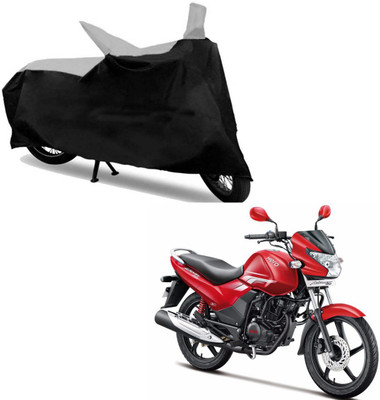 

Ak Kart Two Wheeler Cover for Hero(Achiever, Black, Silver)