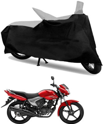 

Ak Kart Two Wheeler Cover for Yamaha(Saluto, Black, Silver)