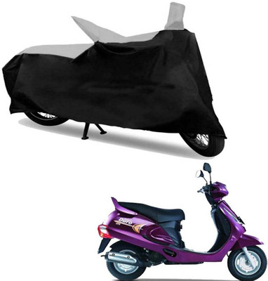 Ak Kart Two Wheeler Cover for Mahindra(Duro DZ, Black, Silver)