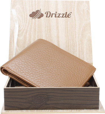 

Drizzle Men Beige Genuine Leather Wallet(6 Card Slots)